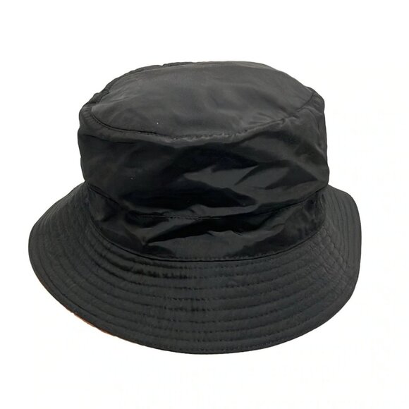 Auth HERMES - Black Nylon Hat - Picture 5 of 9